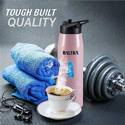 BALTRA Modish Thermosteel Hot and Cold Water Bottle Stainless Steel Sports Vacuum Flask 900ml BALTRA Modish Thermosteel Hot and Cold Water Bottle Stainless Steel Sports Vacuum Flask 900ml